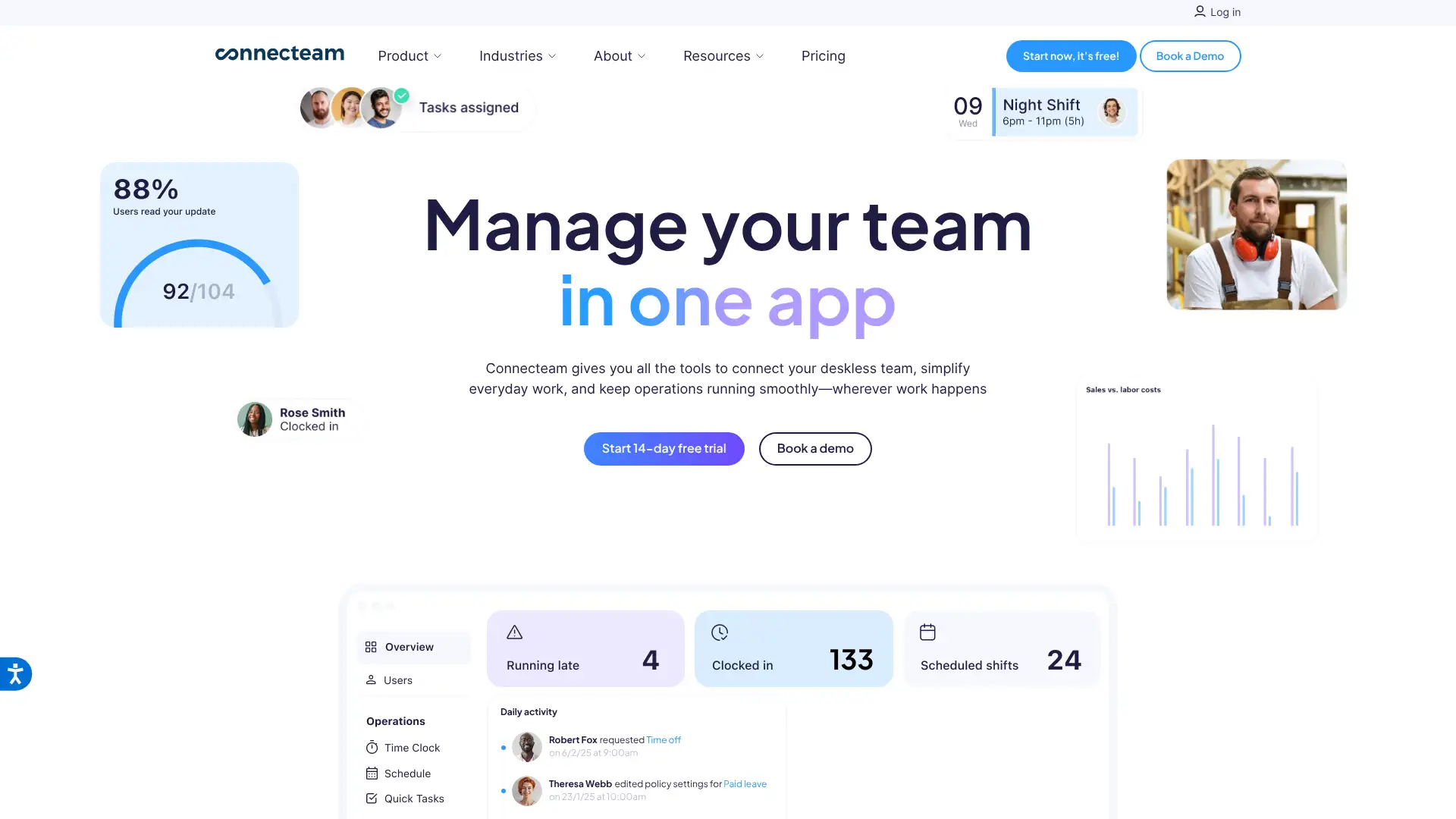 Connecteam screenshot
