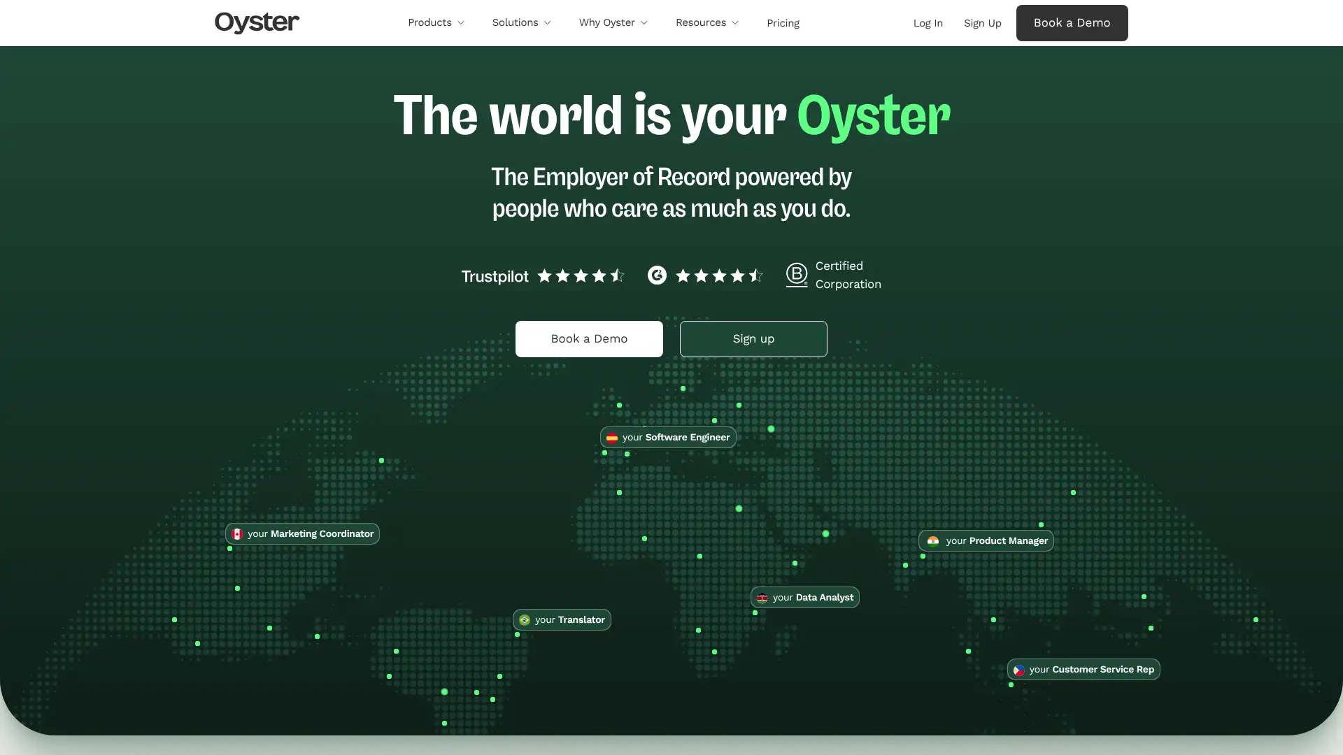 Oyster HR screenshot