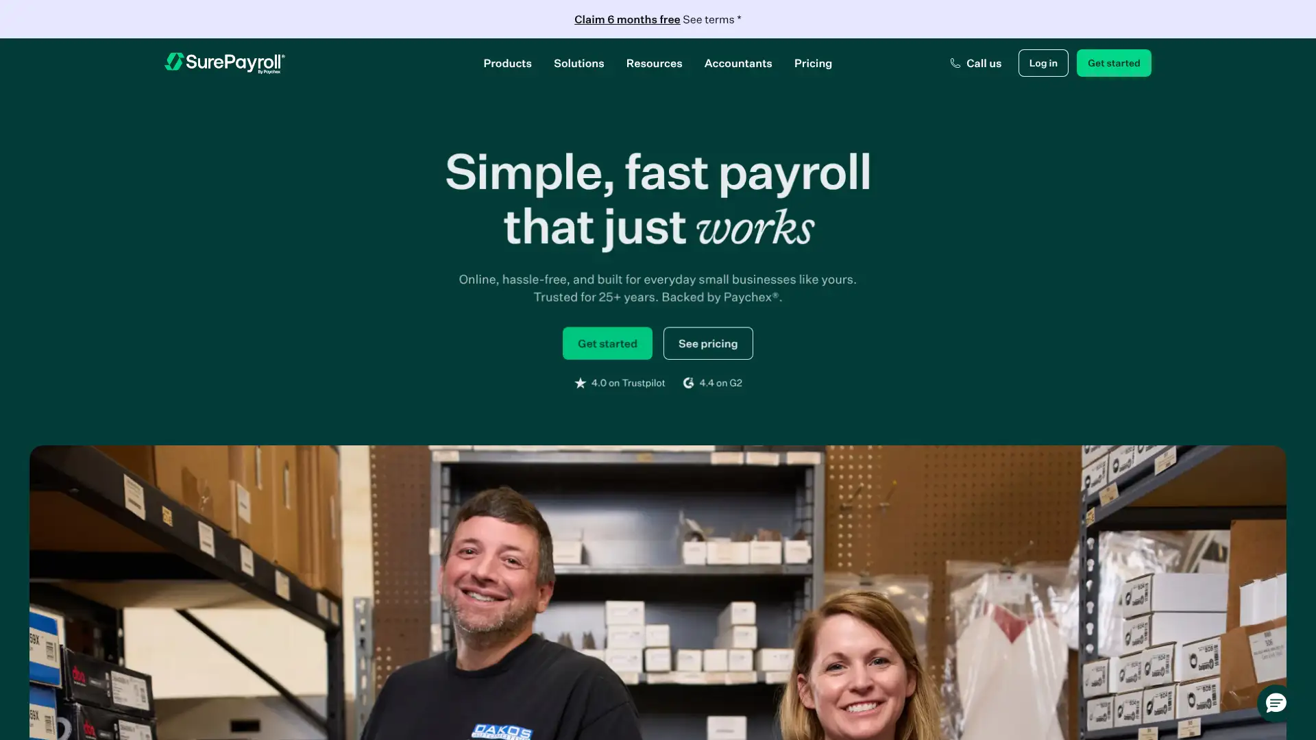 SurePayroll screenshot