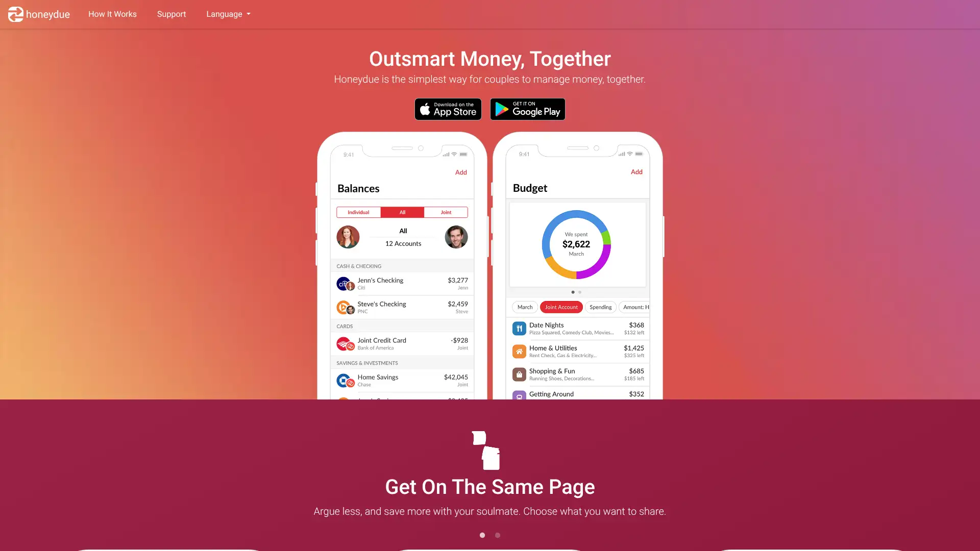 Honeydue screenshot