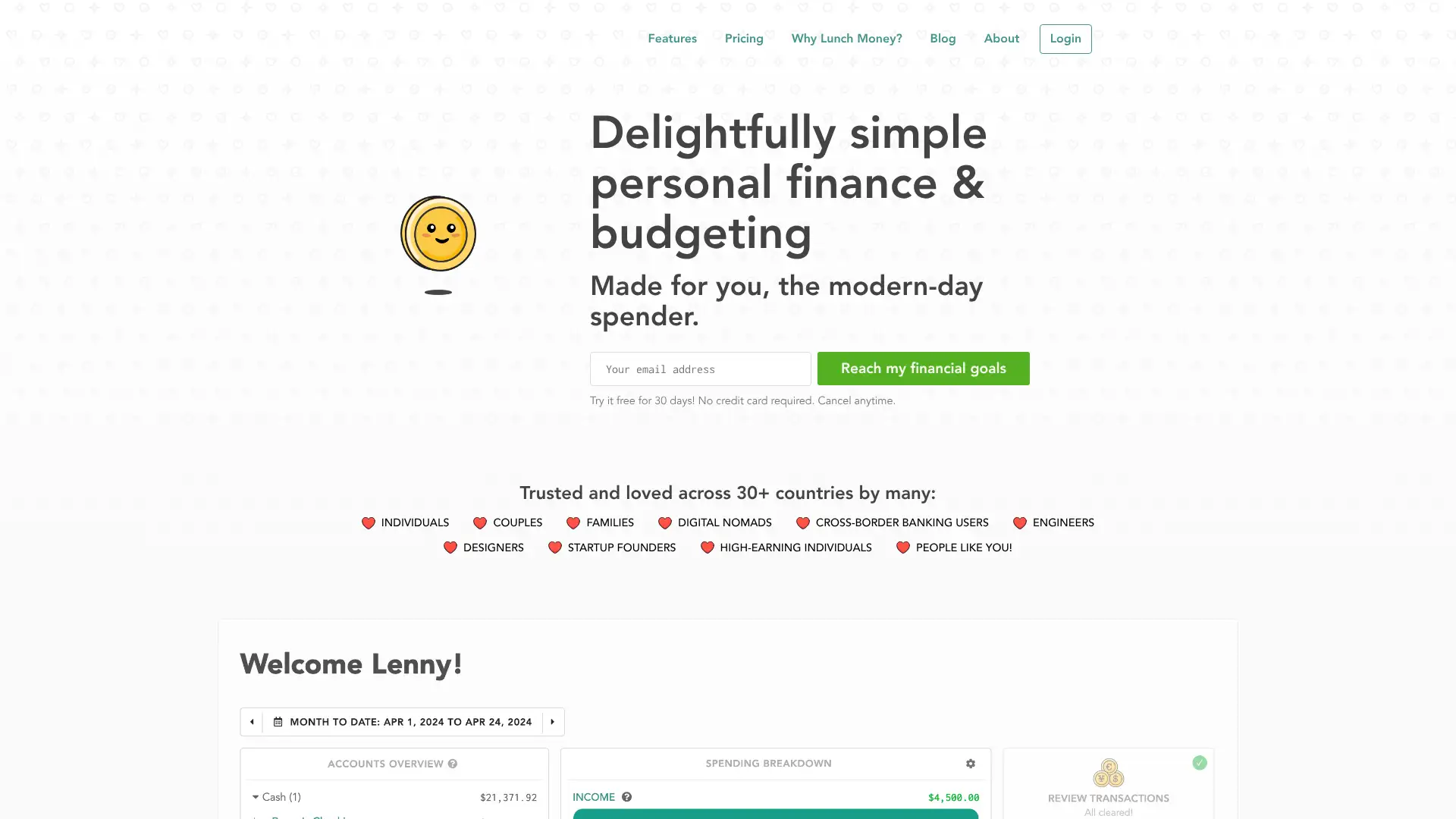 Lunch Money screenshot