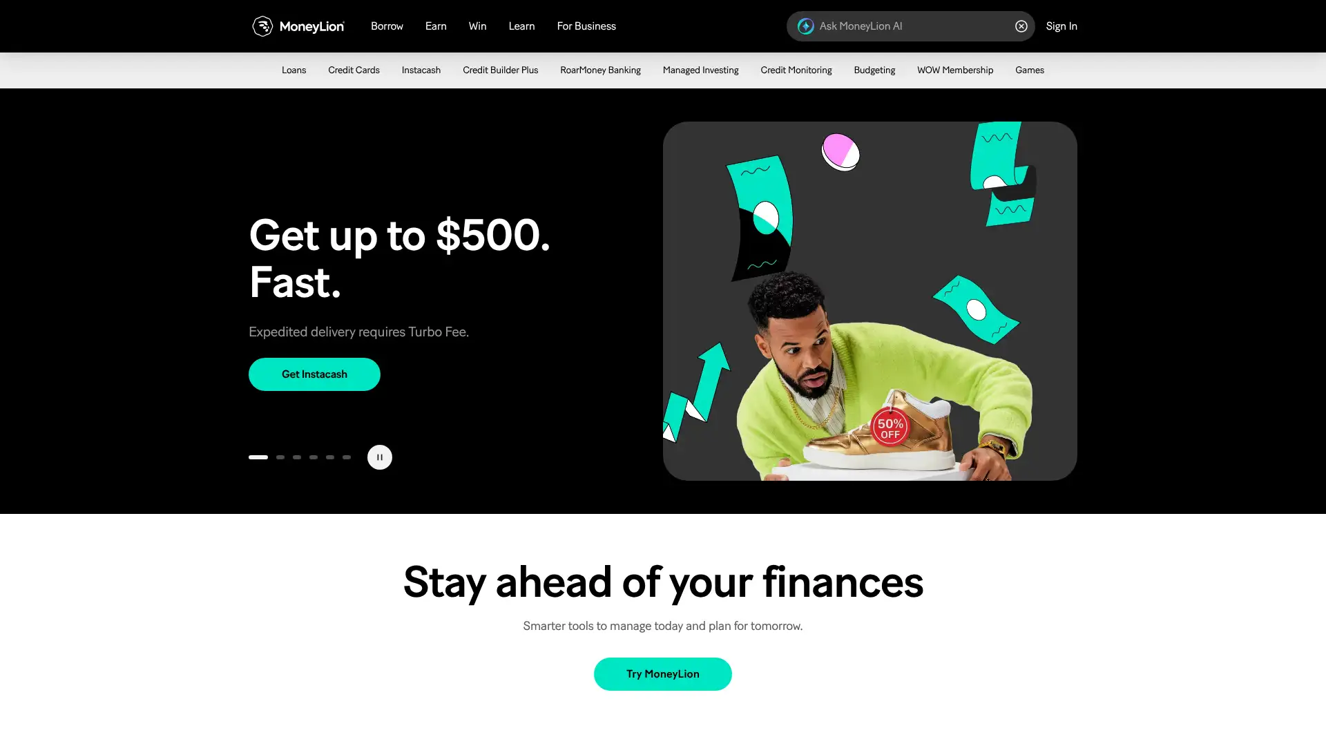 MoneyLion screenshot
