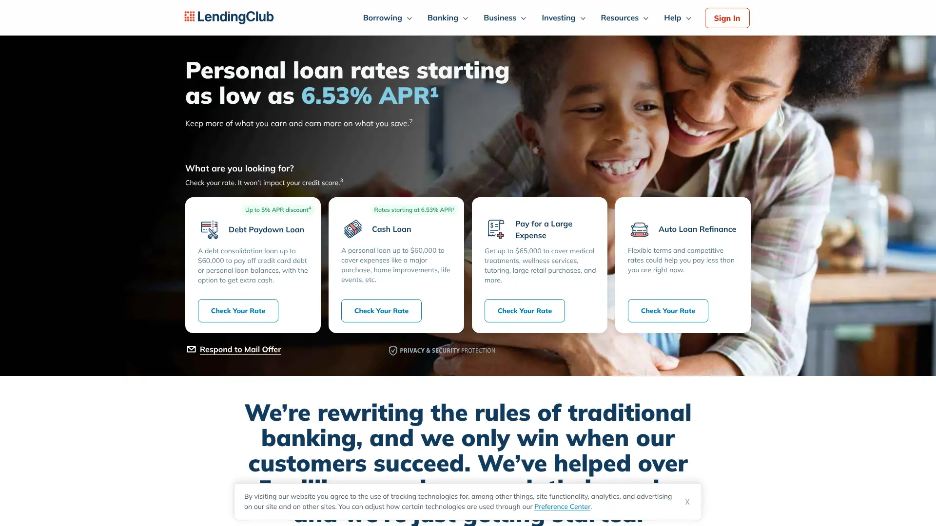 LendingClub screenshot