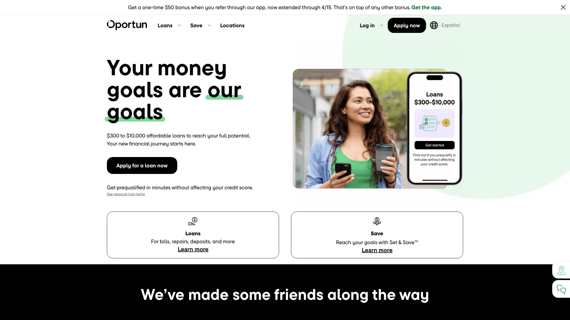 Oportun screenshot