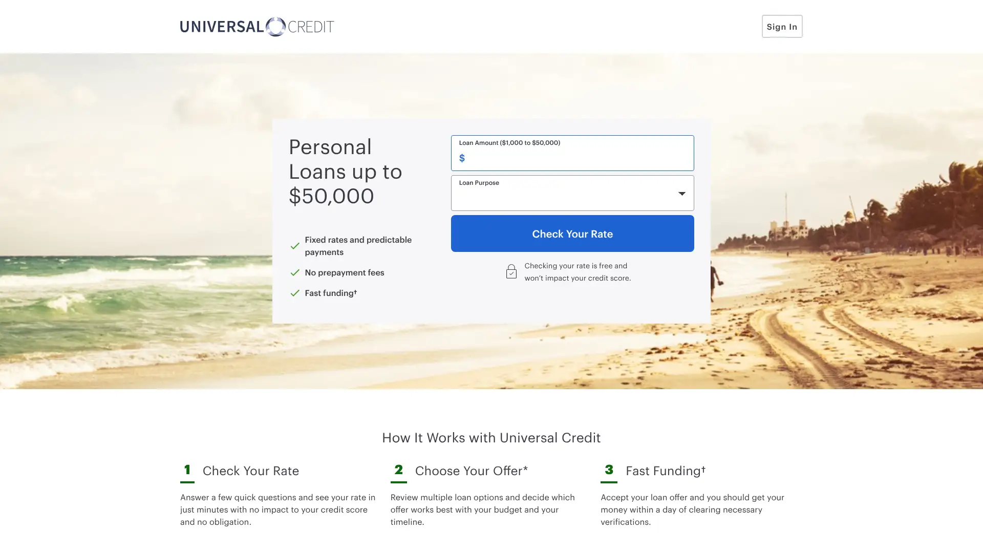 Universal Credit screenshot