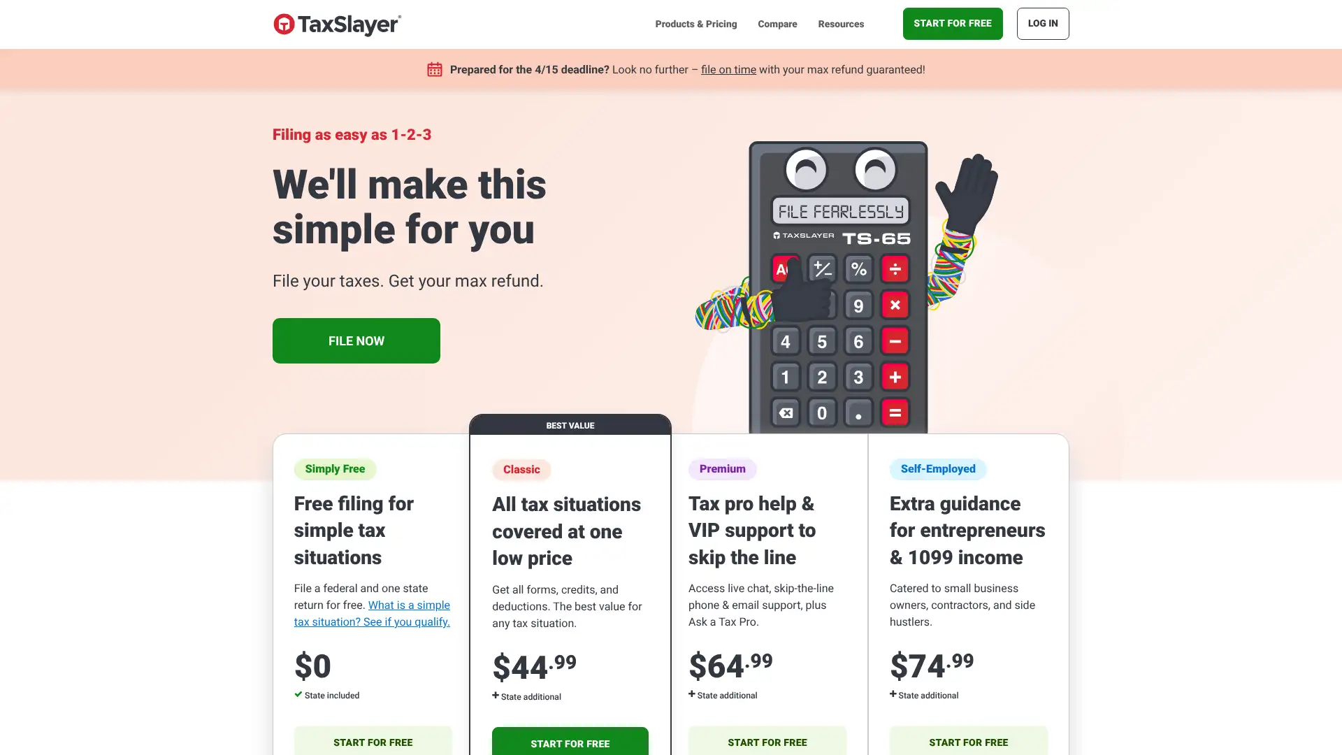 TaxSlayer screenshot