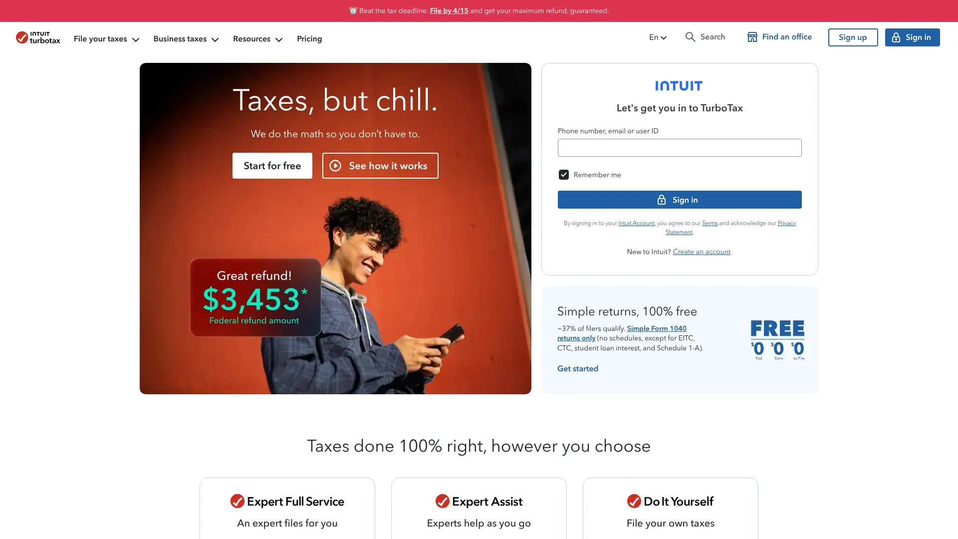 TurboTax screenshot