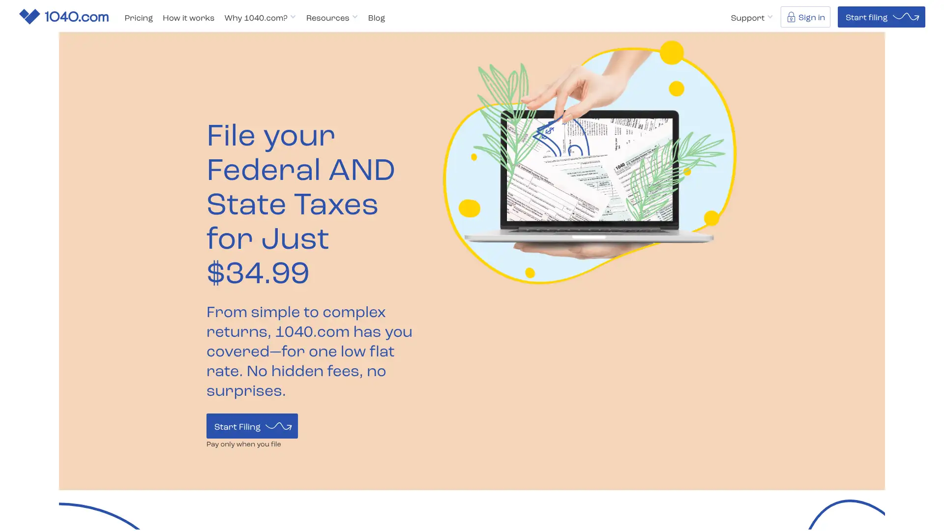 1040.com screenshot