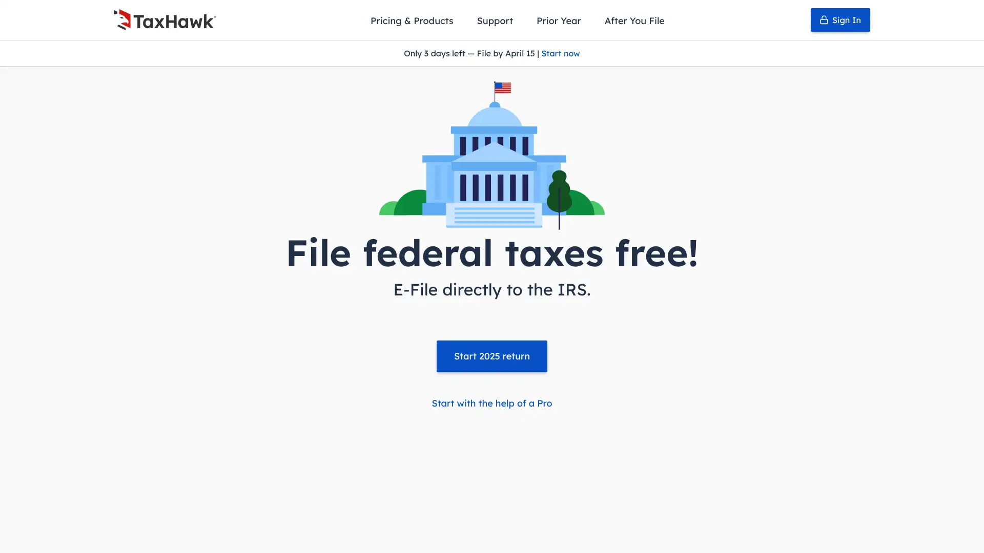 TaxHawk screenshot
