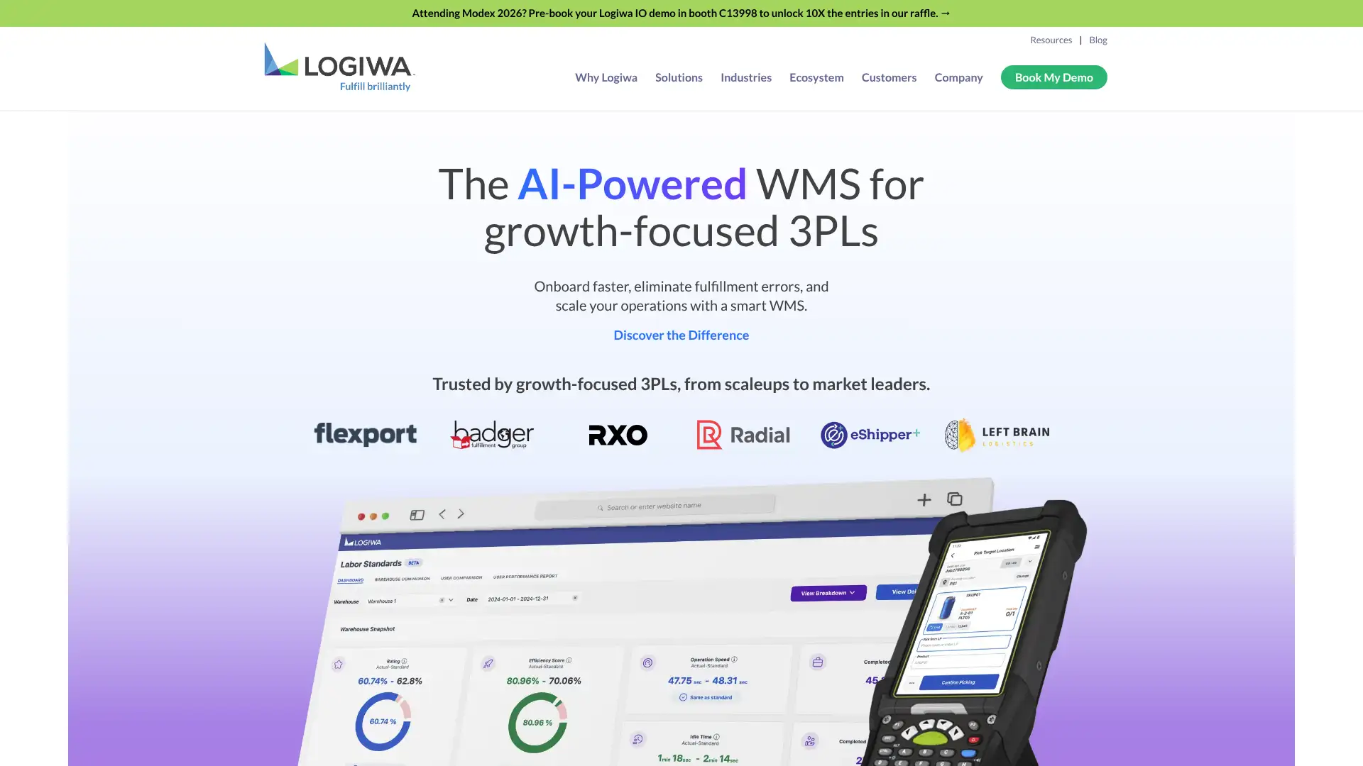 Logiwa IO screenshot