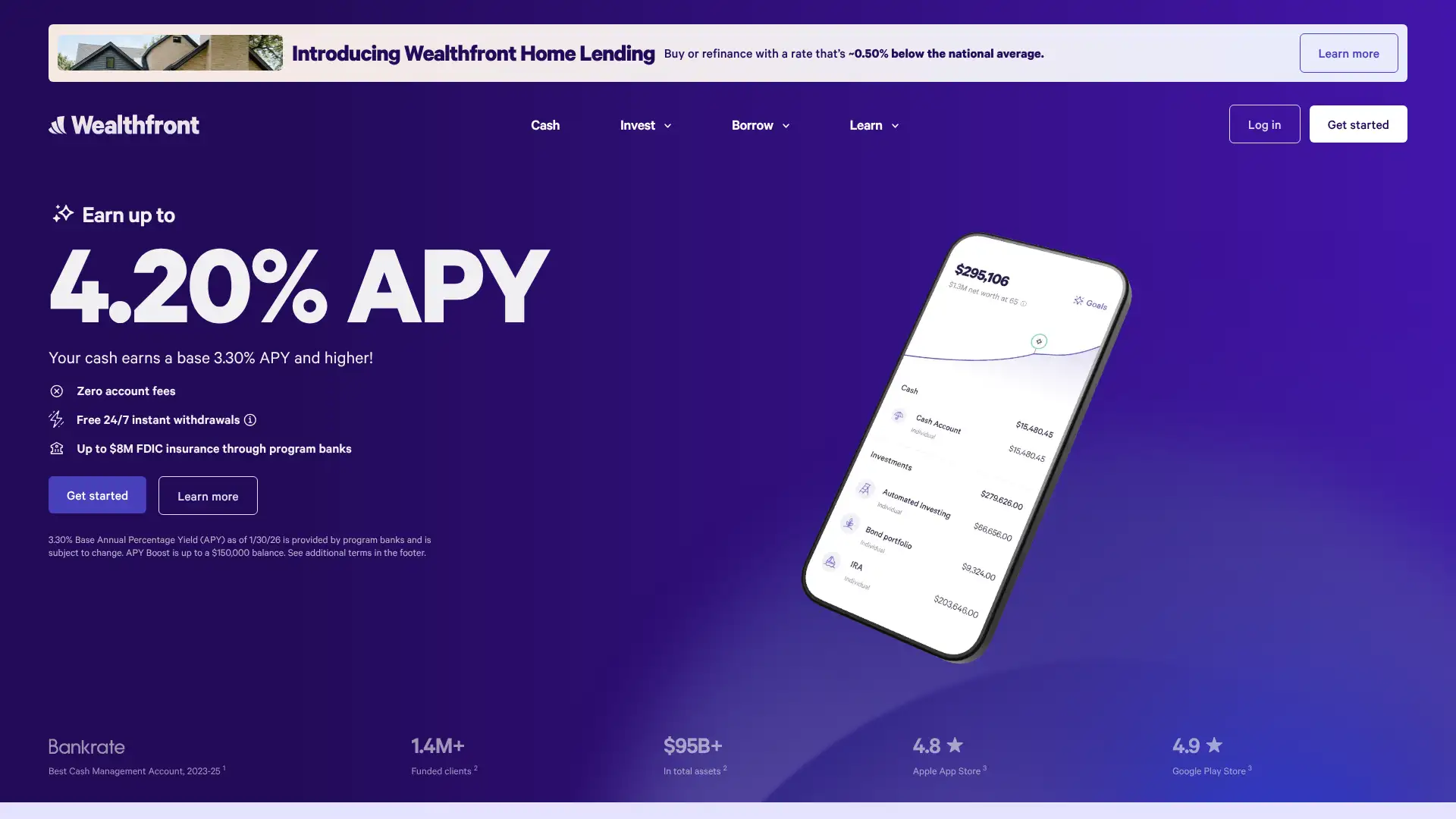 Wealthfront screenshot