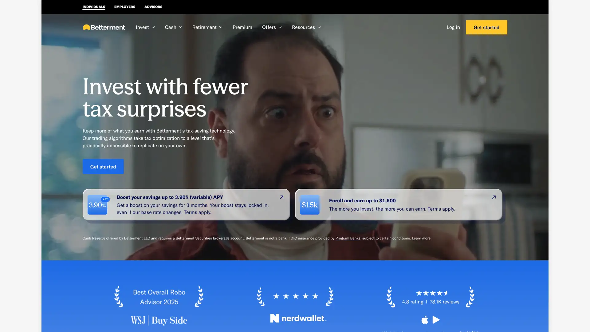 Betterment screenshot