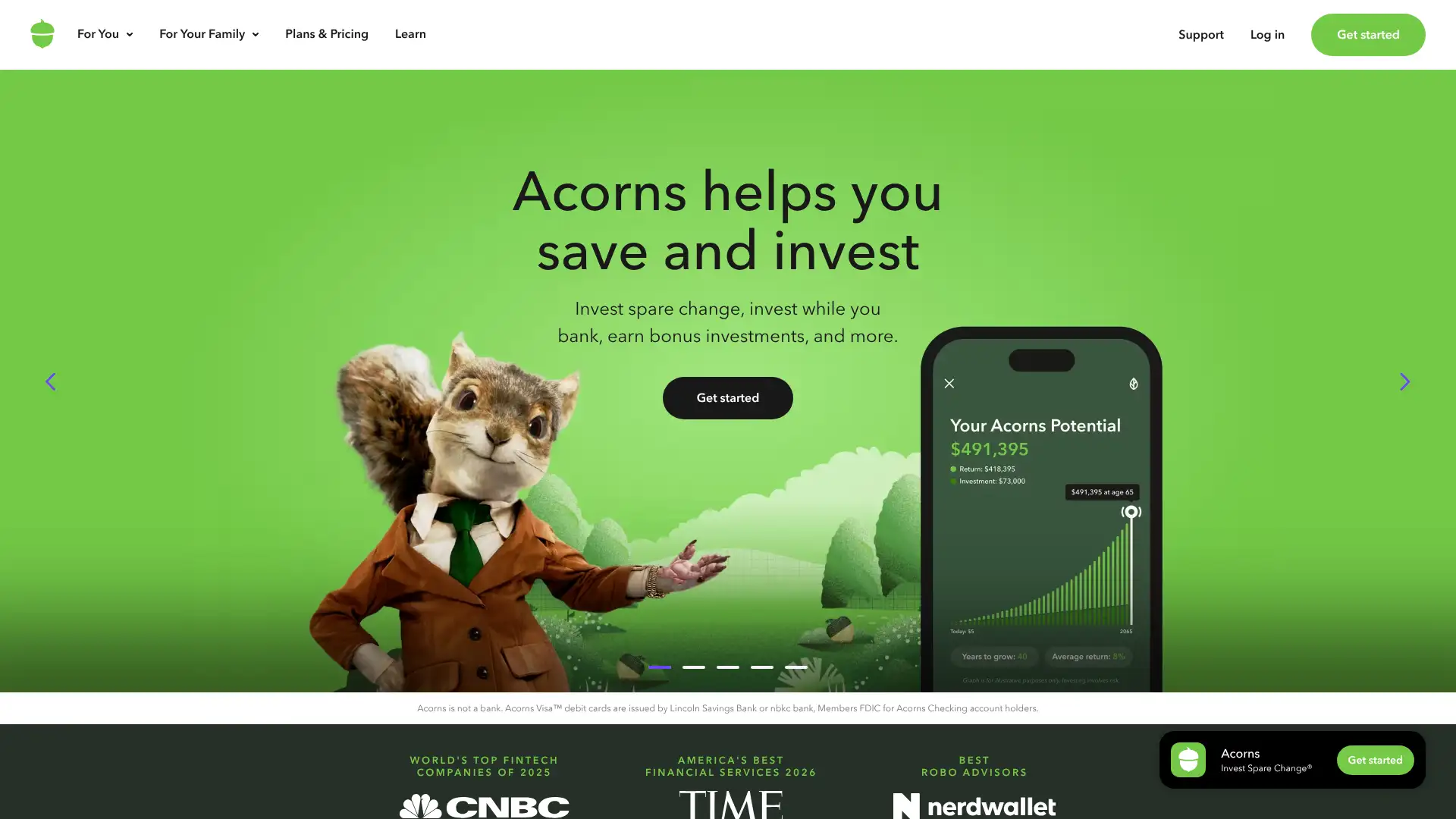Acorns screenshot
