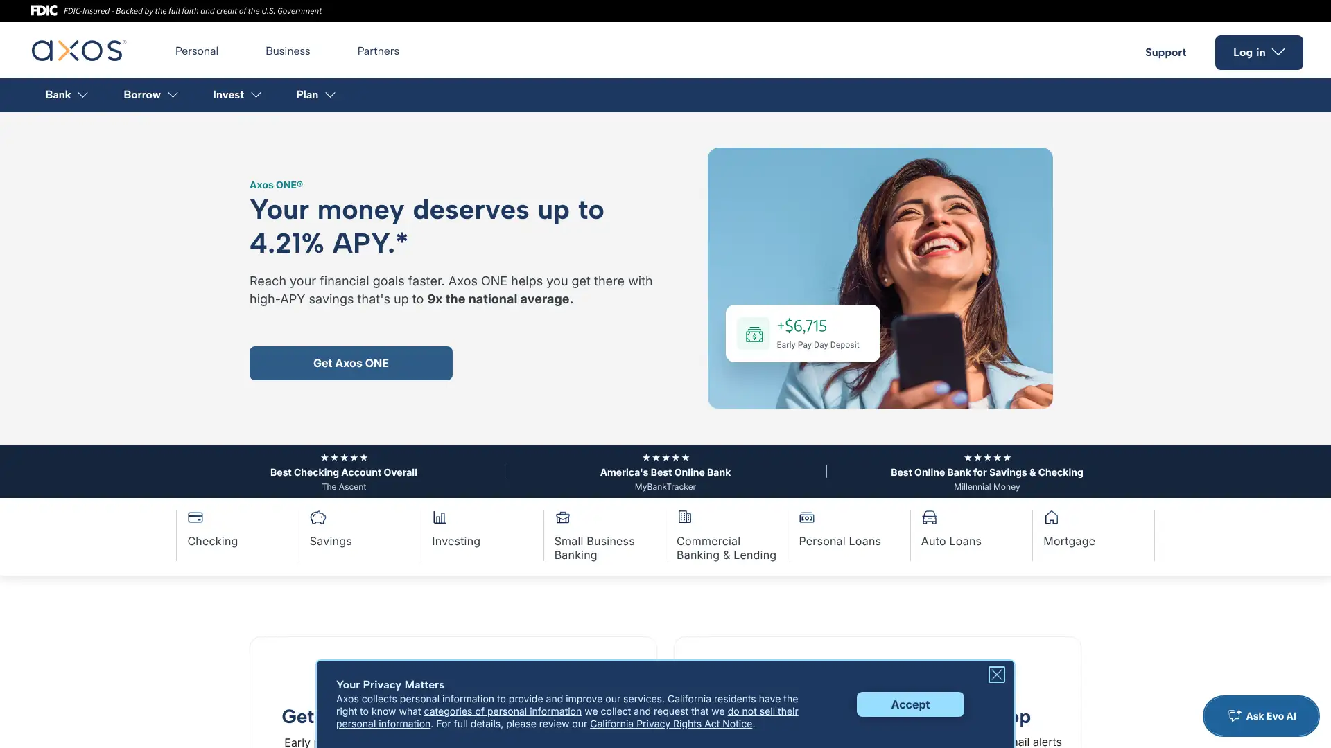Axos Invest screenshot