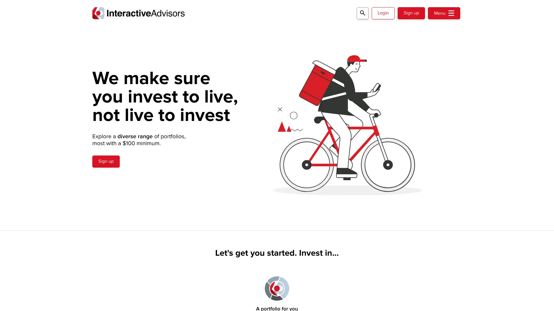 Interactive Advisors screenshot