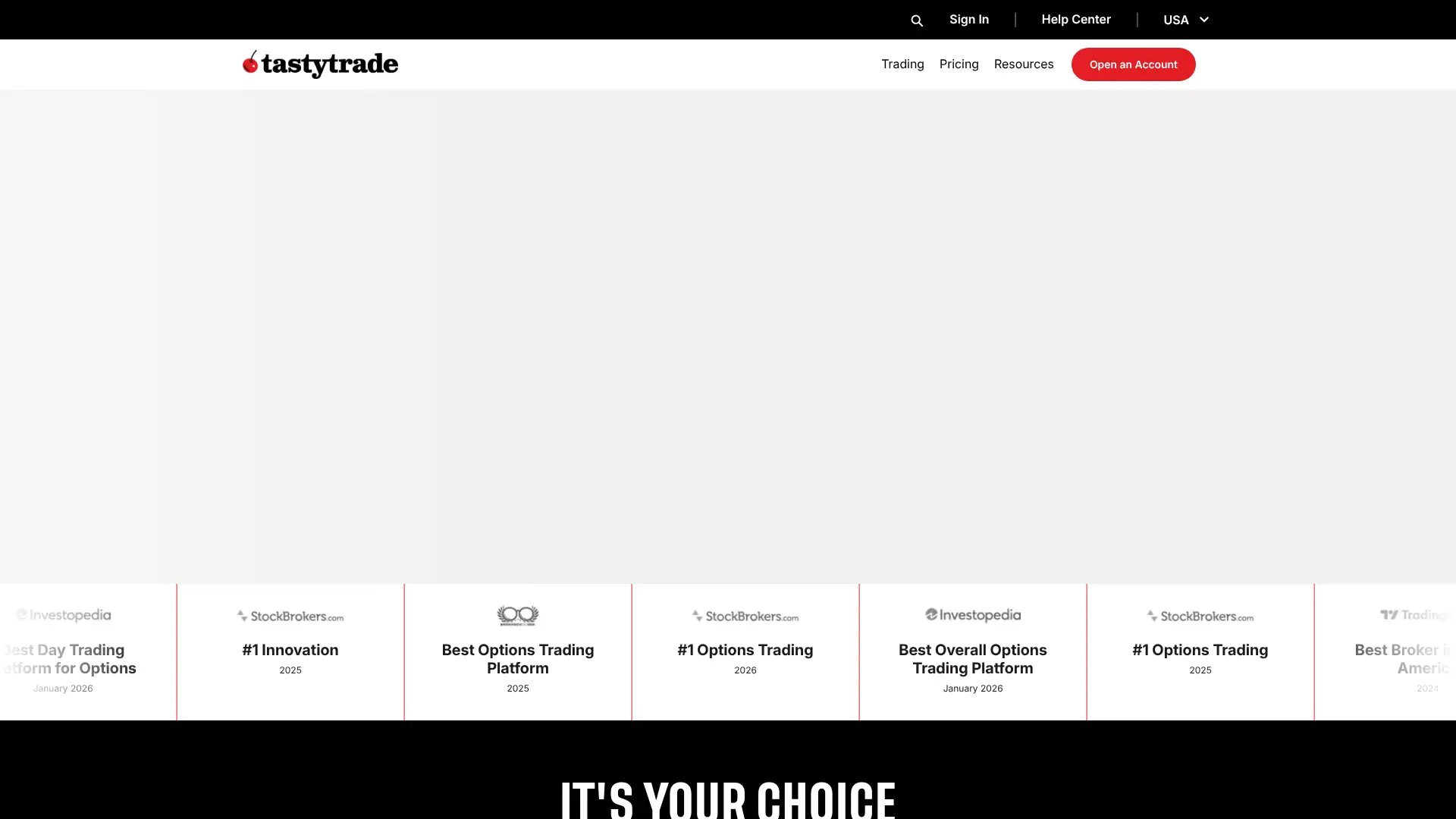 tastytrade screenshot