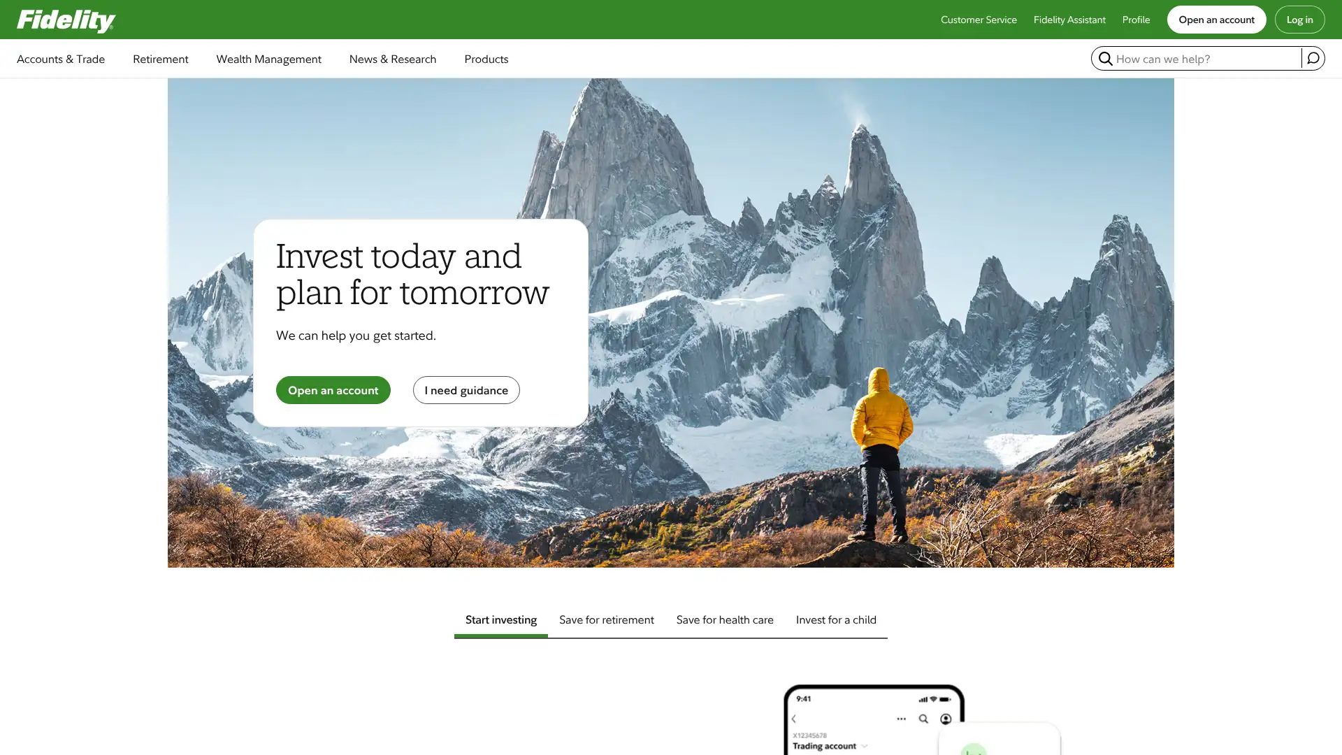 Fidelity screenshot