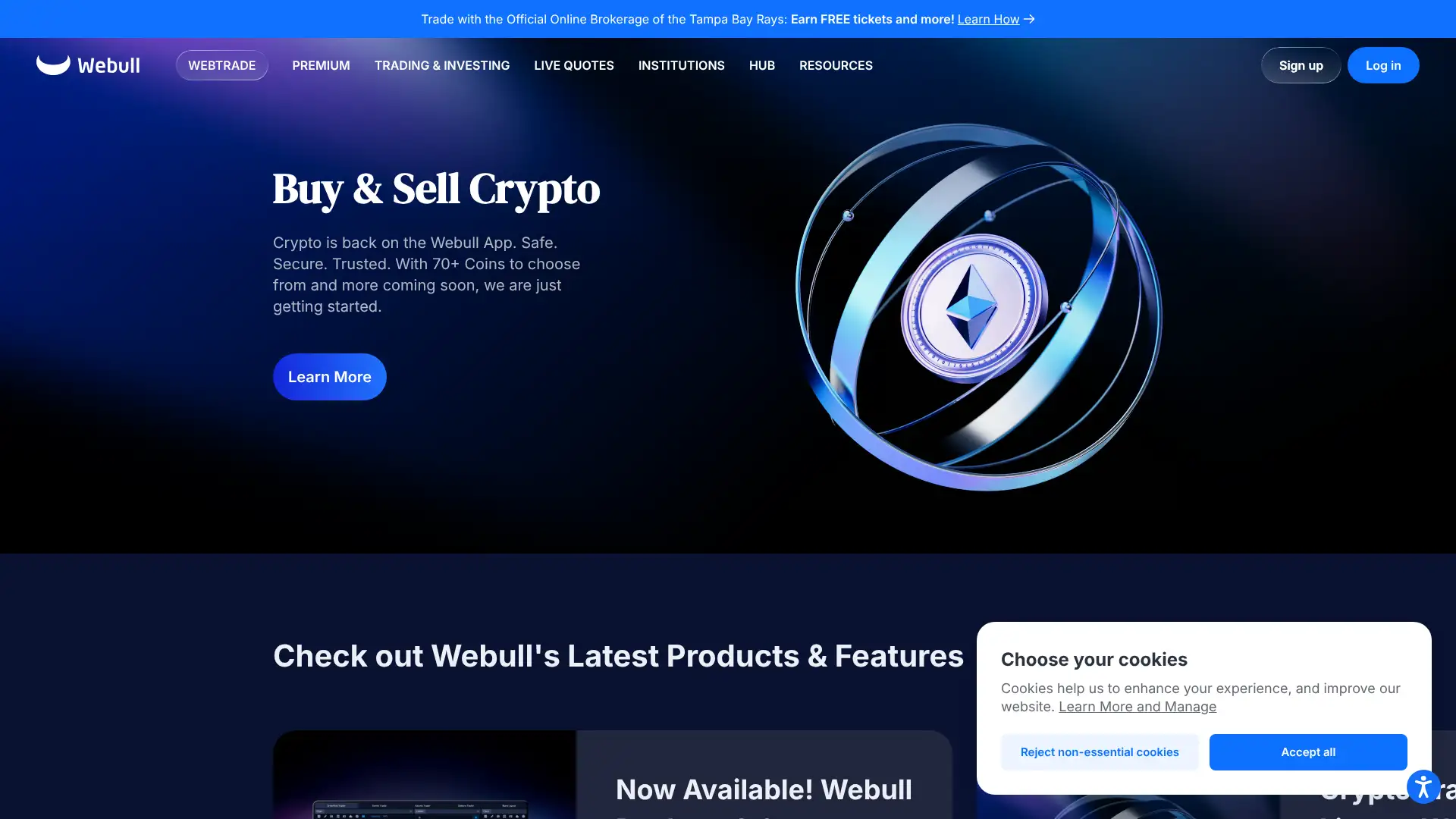 Webull screenshot
