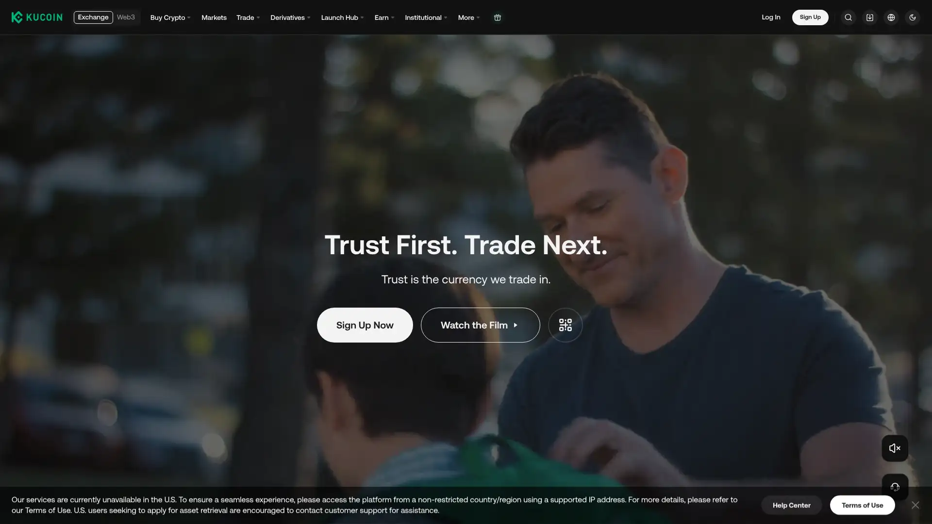 KuCoin screenshot