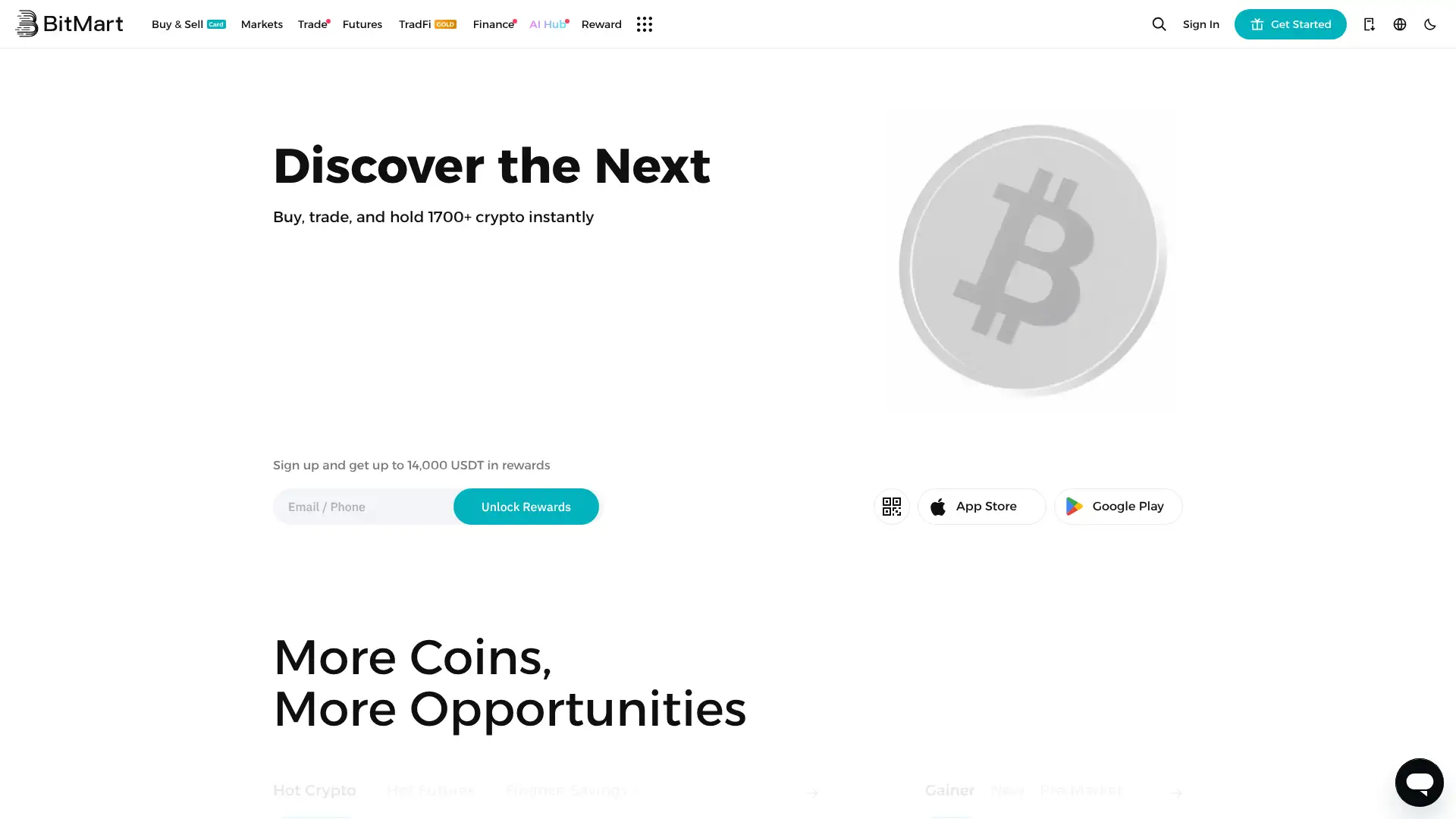 BitMart screenshot