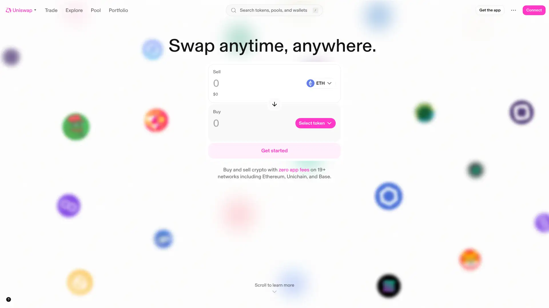 Uniswap screenshot
