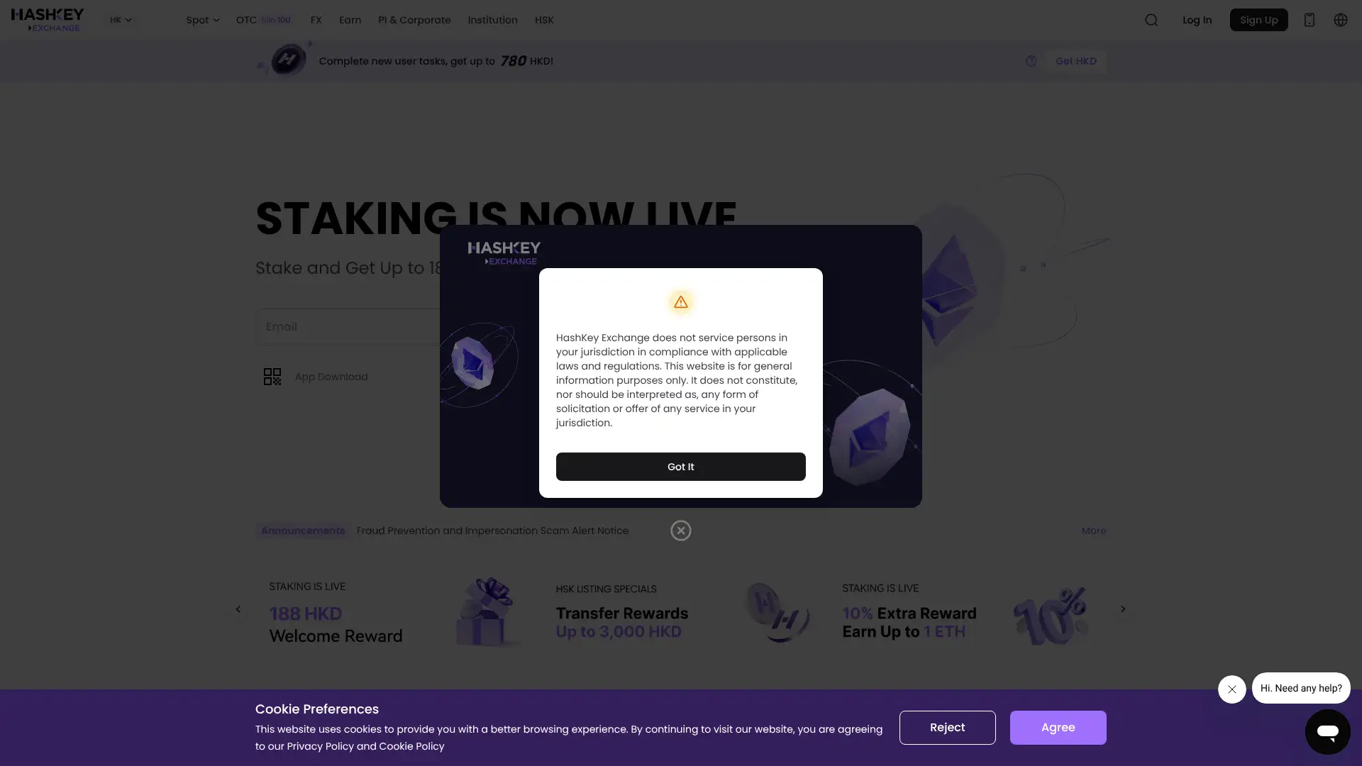 HashKey Global screenshot
