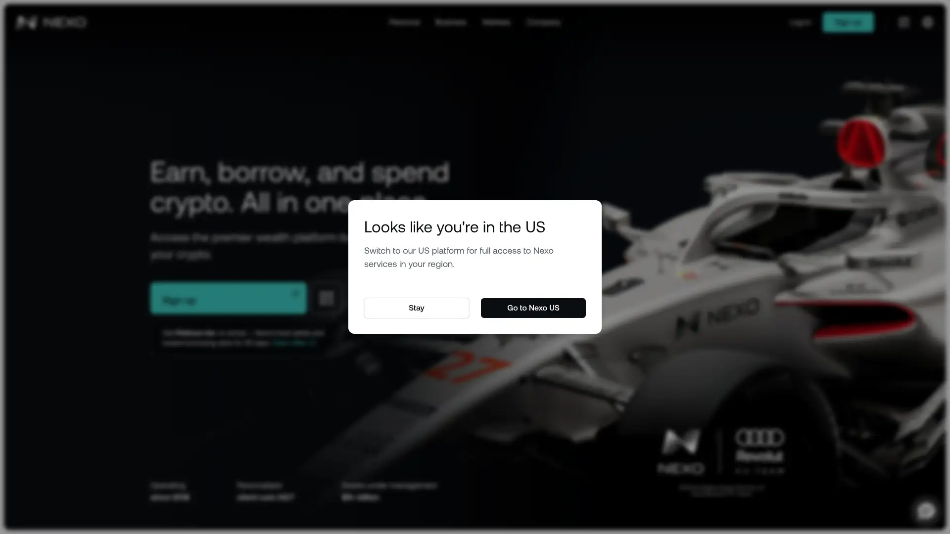 Nexo screenshot