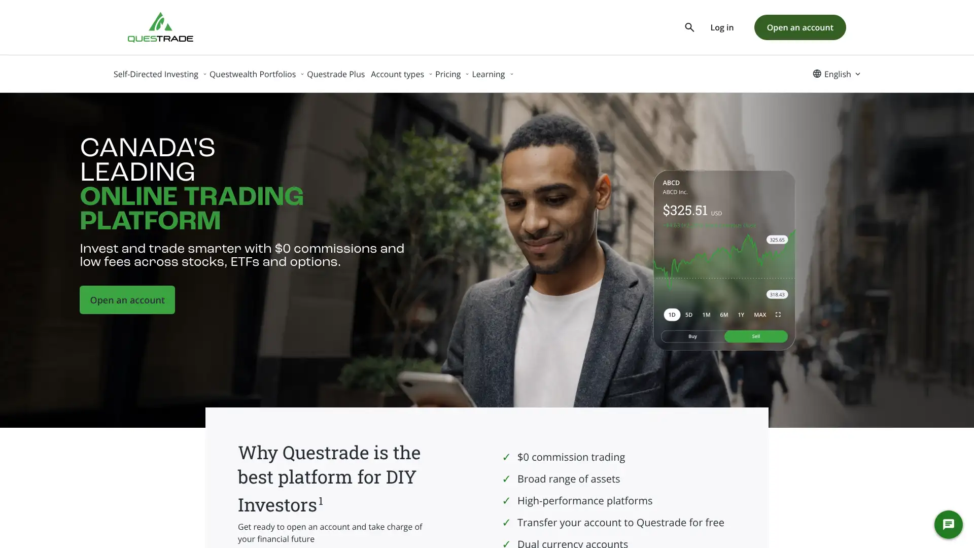 Questrade screenshot