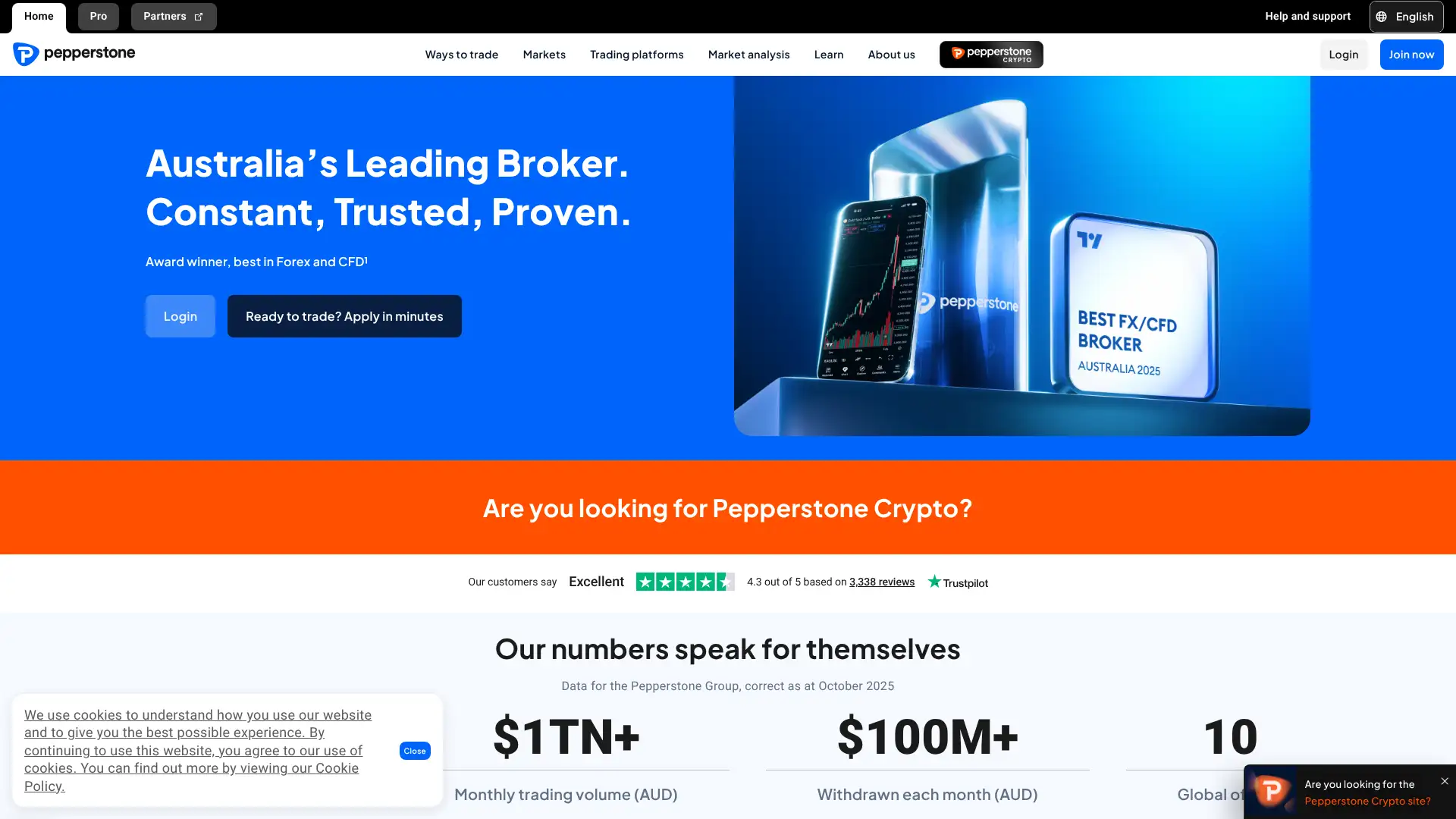 Pepperstone screenshot