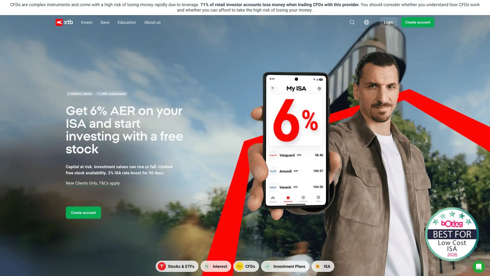 XTB screenshot