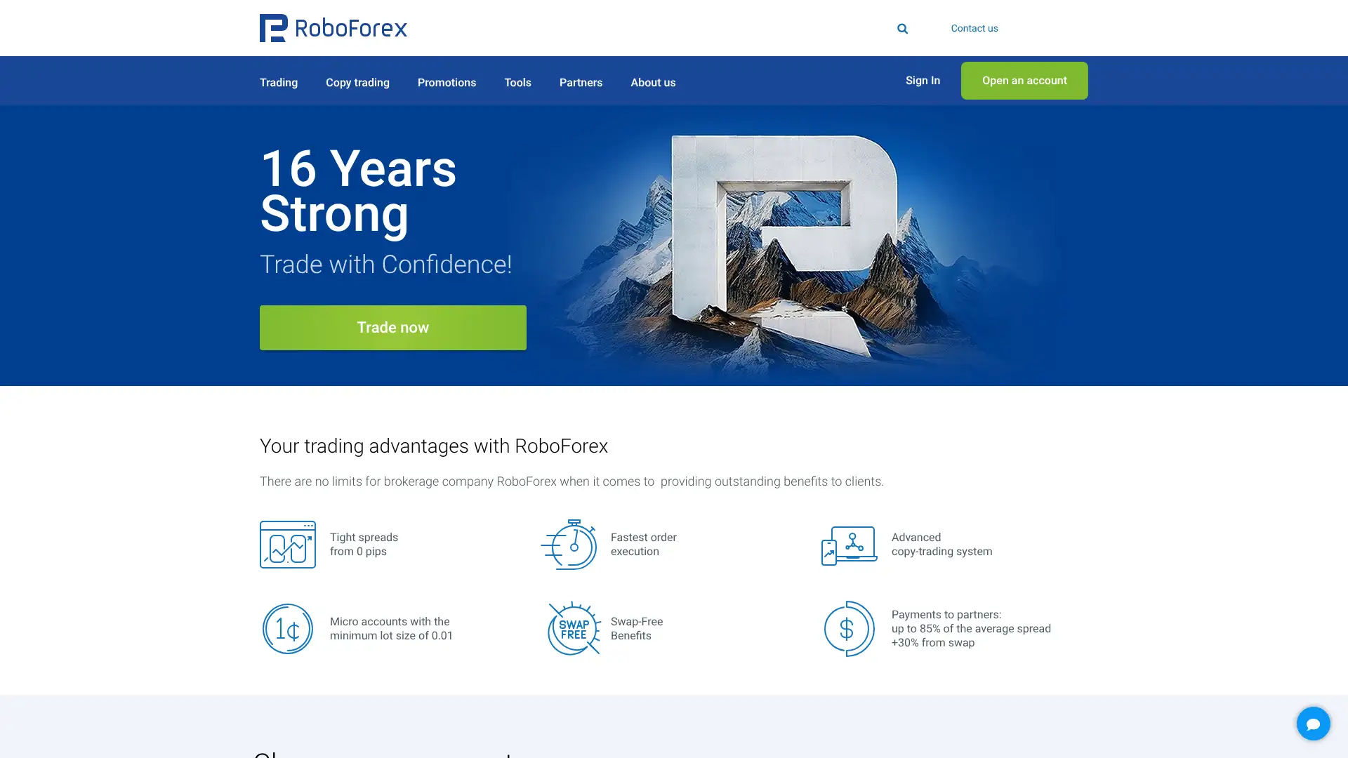 RoboForex screenshot
