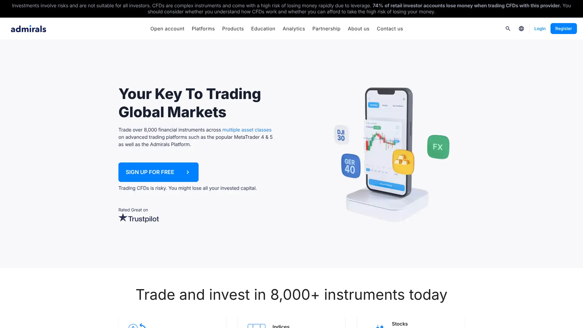 Admiral Markets (Admirals) screenshot