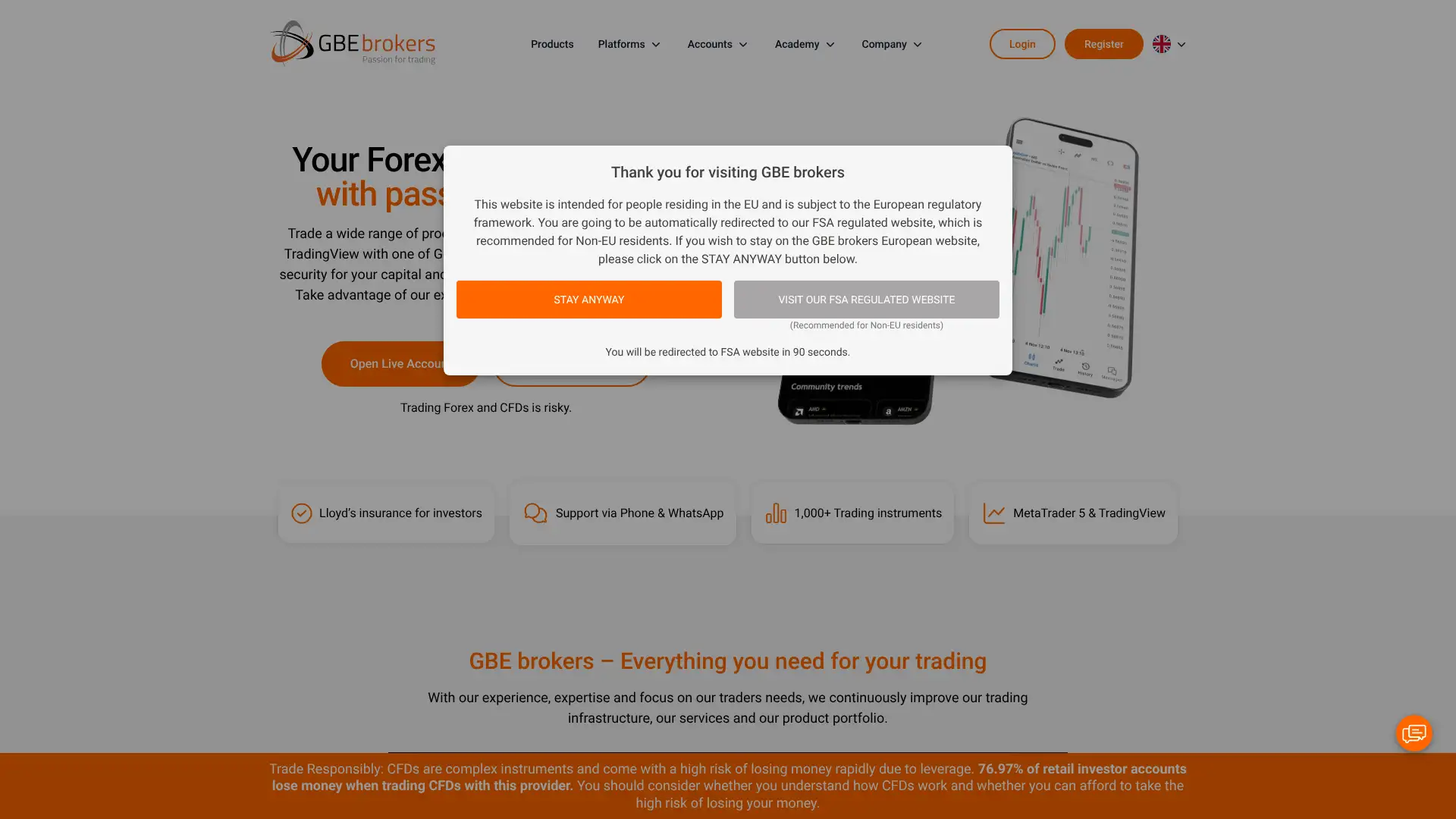 GBE Brokers screenshot