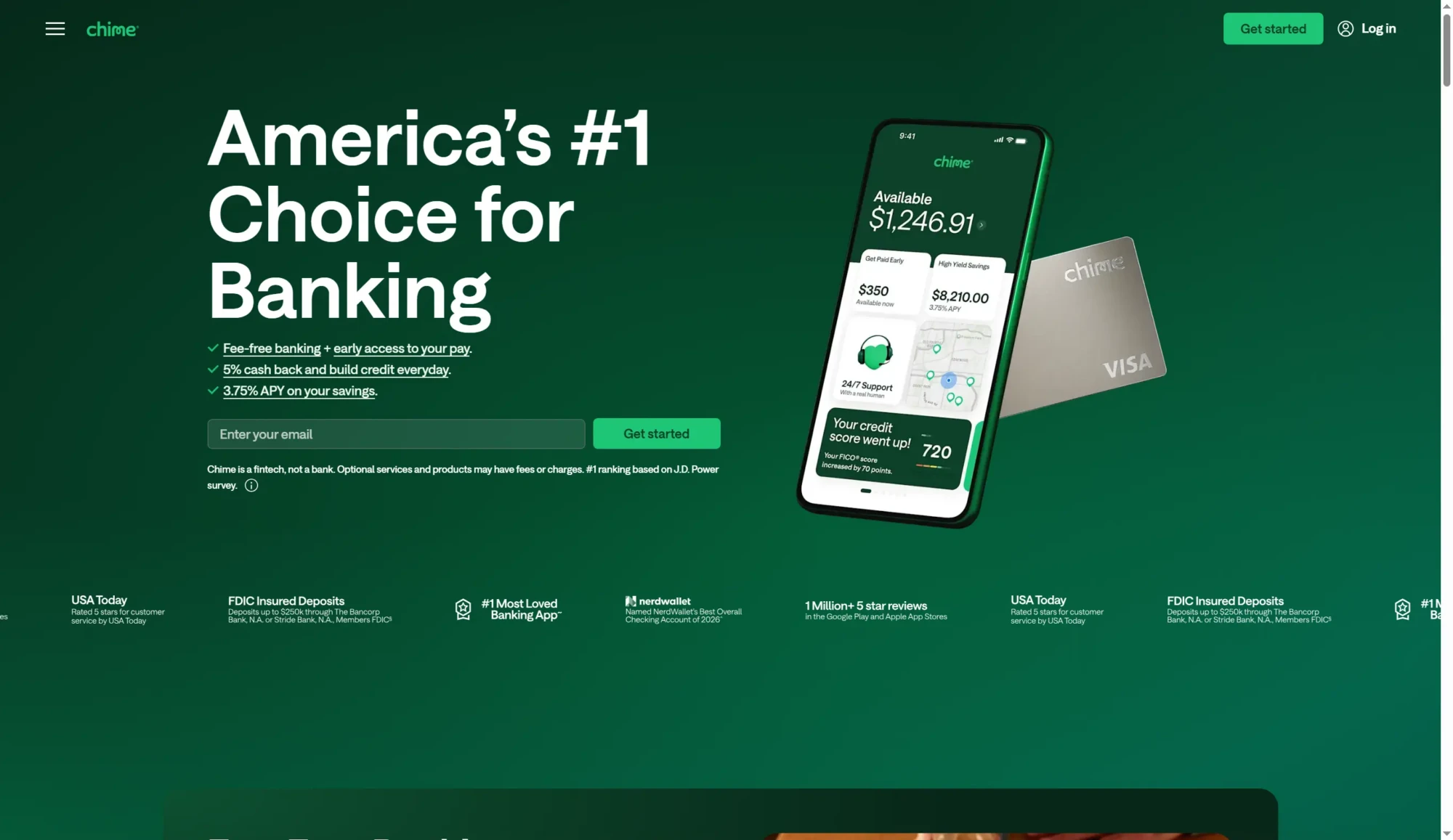 Chime Credit Builder Card screenshot